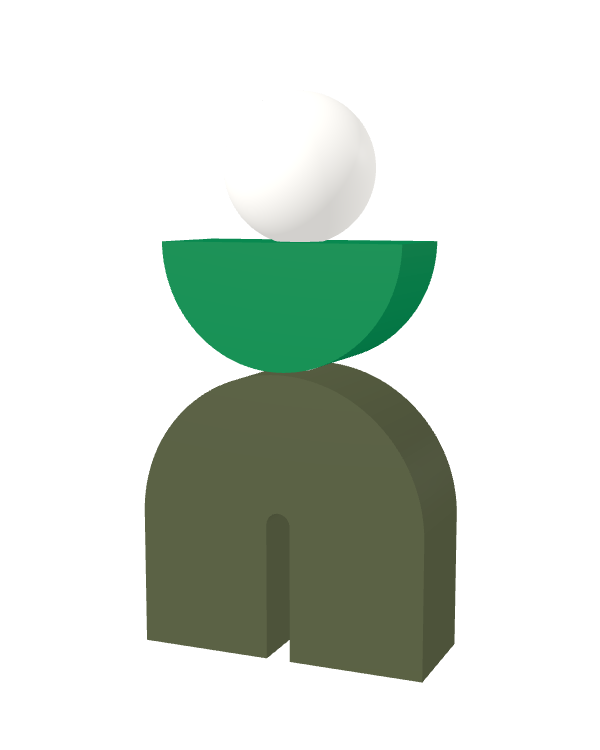 Switch&Match S — socle kaki, demi-lune vert